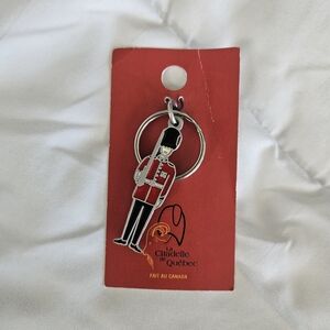La Citadelle de Québec Guard Soldier Keychain - Red & Black